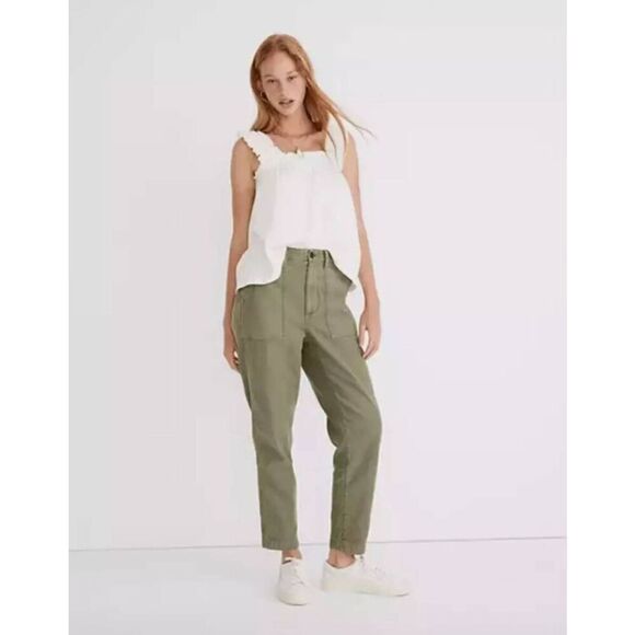 Madewell Pants - MADEWELL Women's Green Fatigue Cargo-Pants SIZE 27 $88